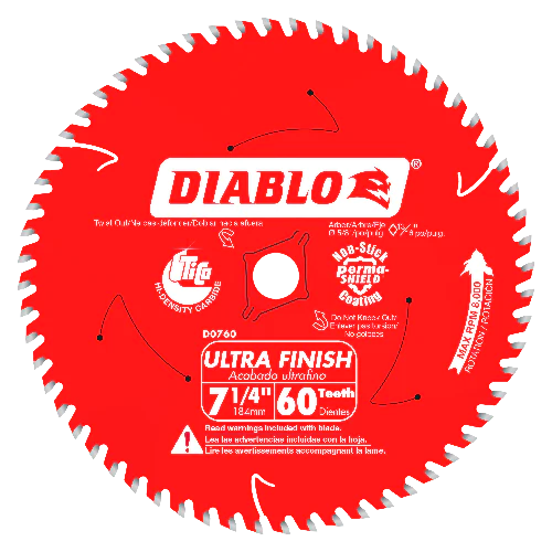 Freud D0760X Diablo Ultra Finish Saw Blade